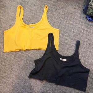 We The Free super crop tanks - set of 2